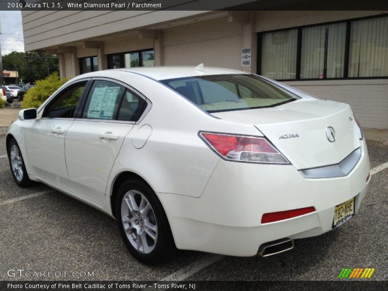 White Diamond Pearl / Parchment 2010 Acura TL 3.5