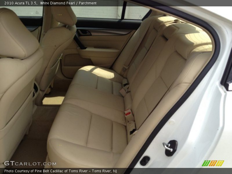 White Diamond Pearl / Parchment 2010 Acura TL 3.5
