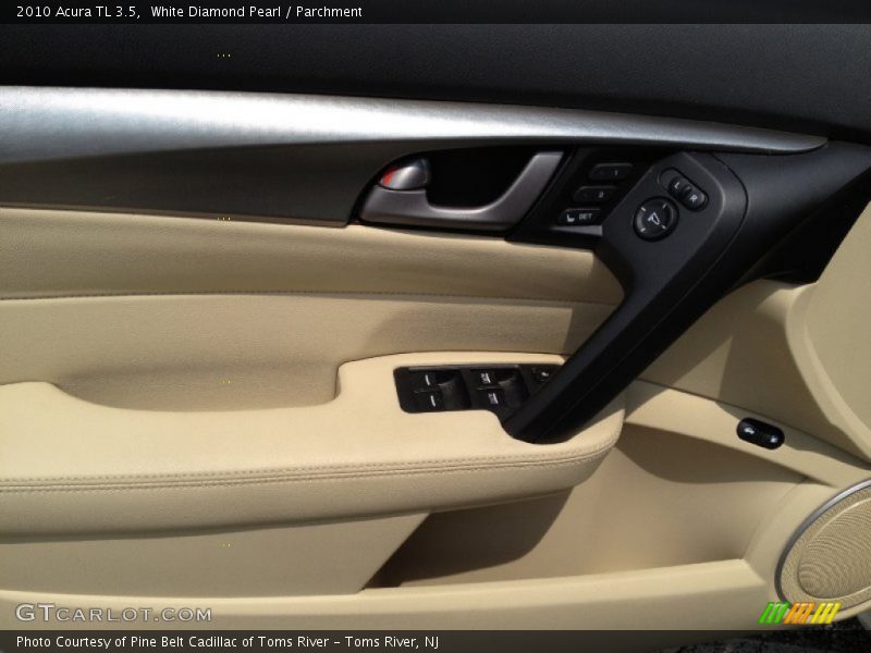 White Diamond Pearl / Parchment 2010 Acura TL 3.5
