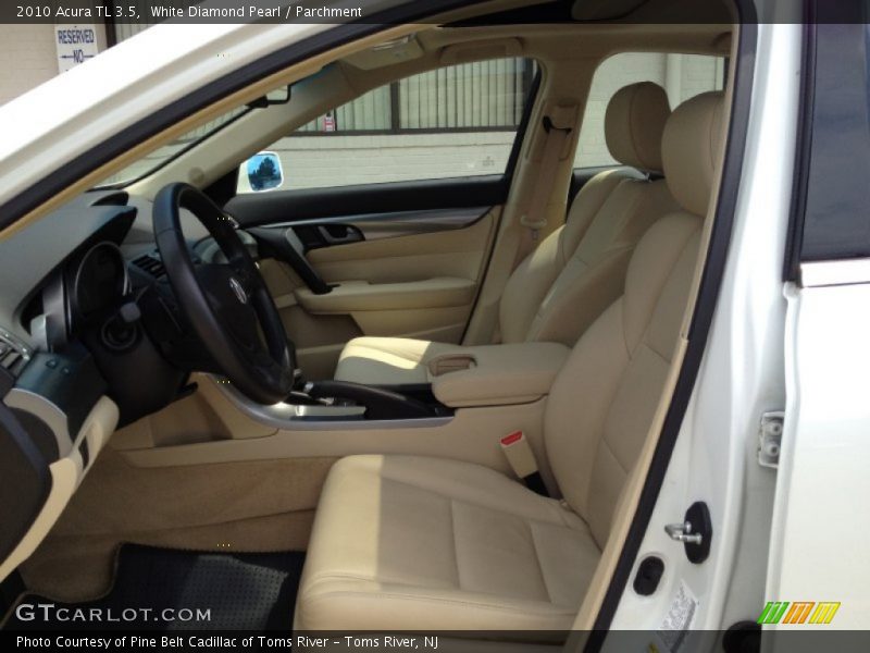 White Diamond Pearl / Parchment 2010 Acura TL 3.5