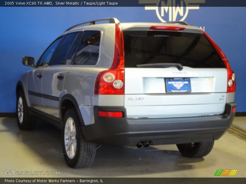 Silver Metallic / Taupe/Light Taupe 2005 Volvo XC90 T6 AWD