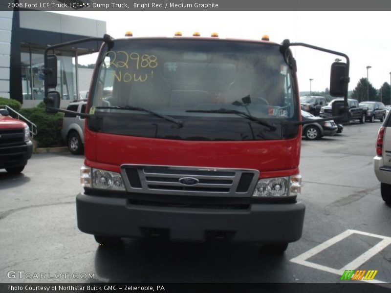 Bright Red / Medium Graphite 2006 Ford LCF Truck LCF-55 Dump Truck