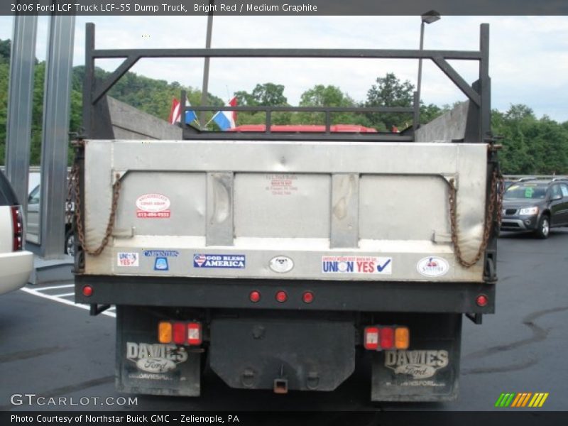 Bright Red / Medium Graphite 2006 Ford LCF Truck LCF-55 Dump Truck