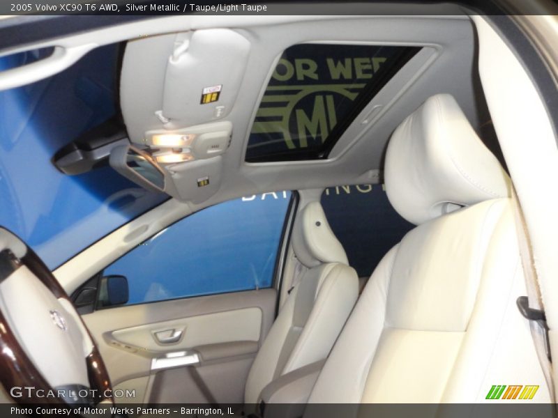 Silver Metallic / Taupe/Light Taupe 2005 Volvo XC90 T6 AWD