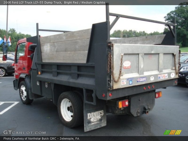 Bright Red / Medium Graphite 2006 Ford LCF Truck LCF-55 Dump Truck