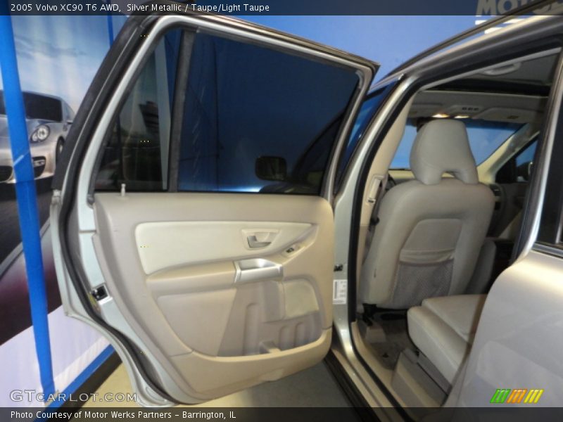 Silver Metallic / Taupe/Light Taupe 2005 Volvo XC90 T6 AWD