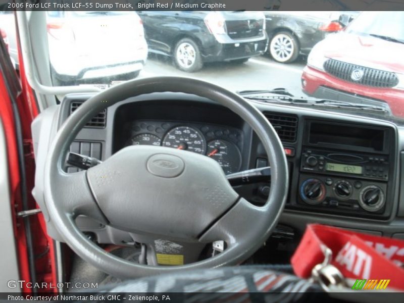 Bright Red / Medium Graphite 2006 Ford LCF Truck LCF-55 Dump Truck