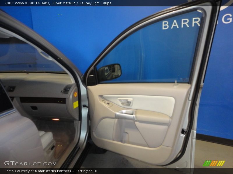 Silver Metallic / Taupe/Light Taupe 2005 Volvo XC90 T6 AWD