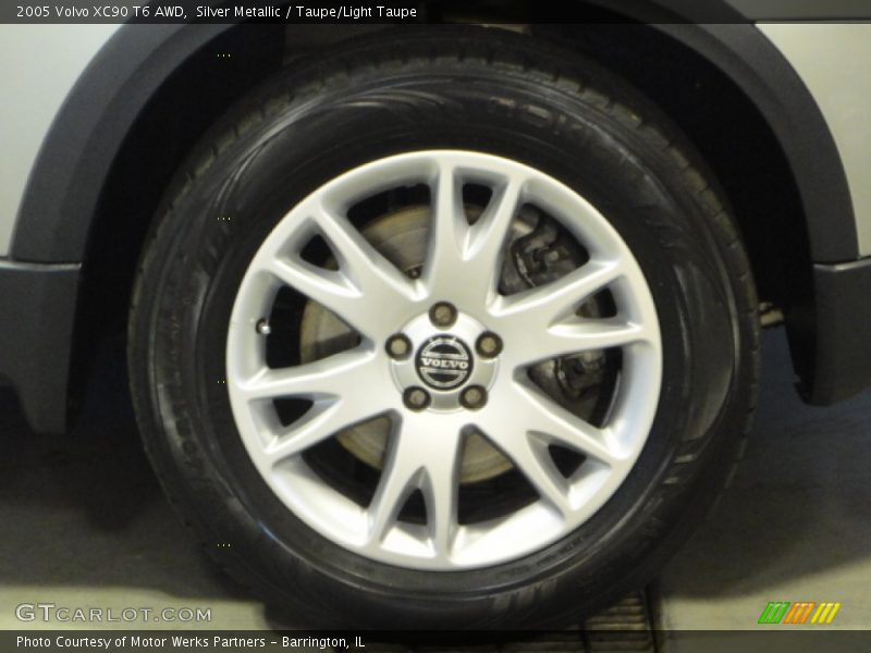 Silver Metallic / Taupe/Light Taupe 2005 Volvo XC90 T6 AWD