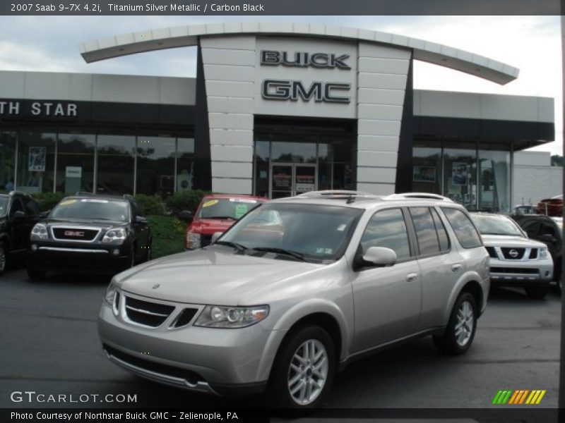 Titanium Silver Metallic / Carbon Black 2007 Saab 9-7X 4.2i