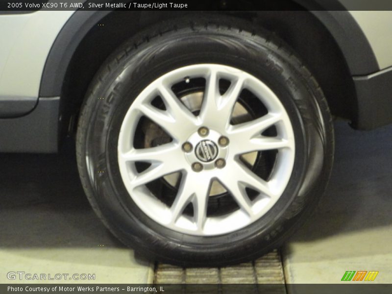 Silver Metallic / Taupe/Light Taupe 2005 Volvo XC90 T6 AWD