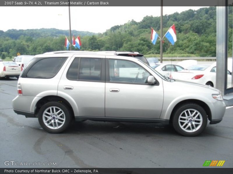 Titanium Silver Metallic / Carbon Black 2007 Saab 9-7X 4.2i