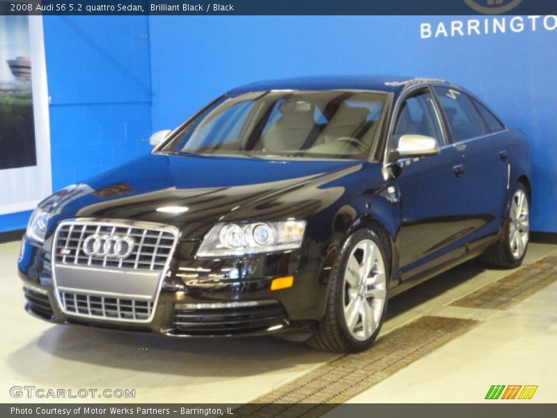 Brilliant Black / Black 2008 Audi S6 5.2 quattro Sedan