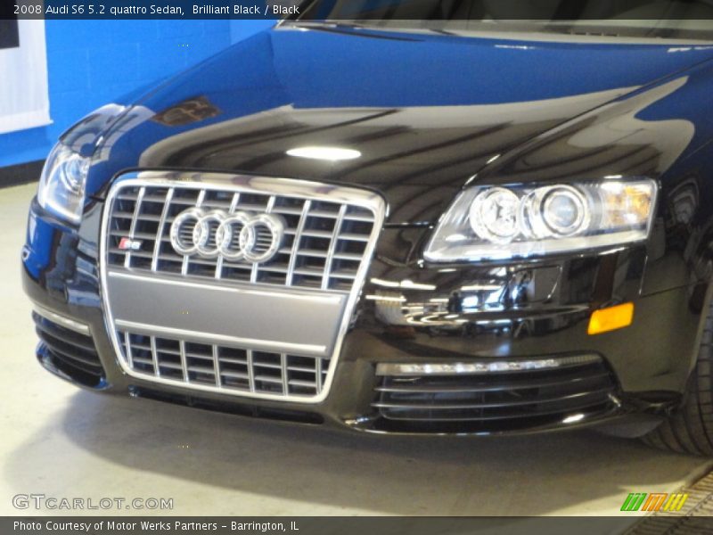 Brilliant Black / Black 2008 Audi S6 5.2 quattro Sedan
