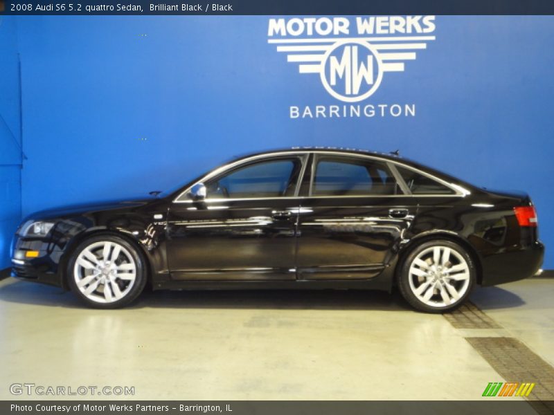 Brilliant Black / Black 2008 Audi S6 5.2 quattro Sedan
