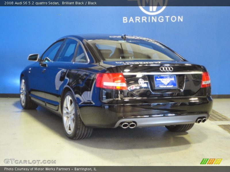 Brilliant Black / Black 2008 Audi S6 5.2 quattro Sedan