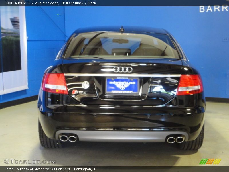 Brilliant Black / Black 2008 Audi S6 5.2 quattro Sedan