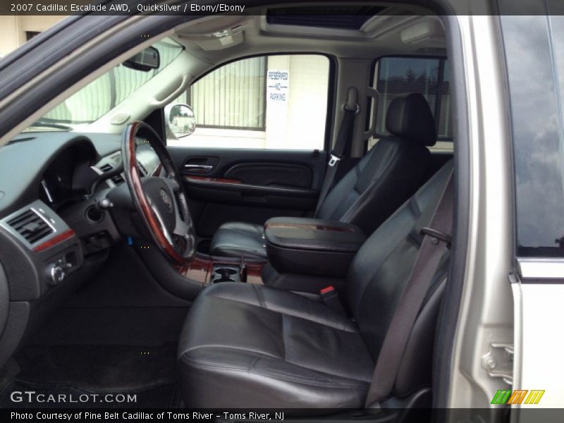 Quicksilver / Ebony/Ebony 2007 Cadillac Escalade AWD