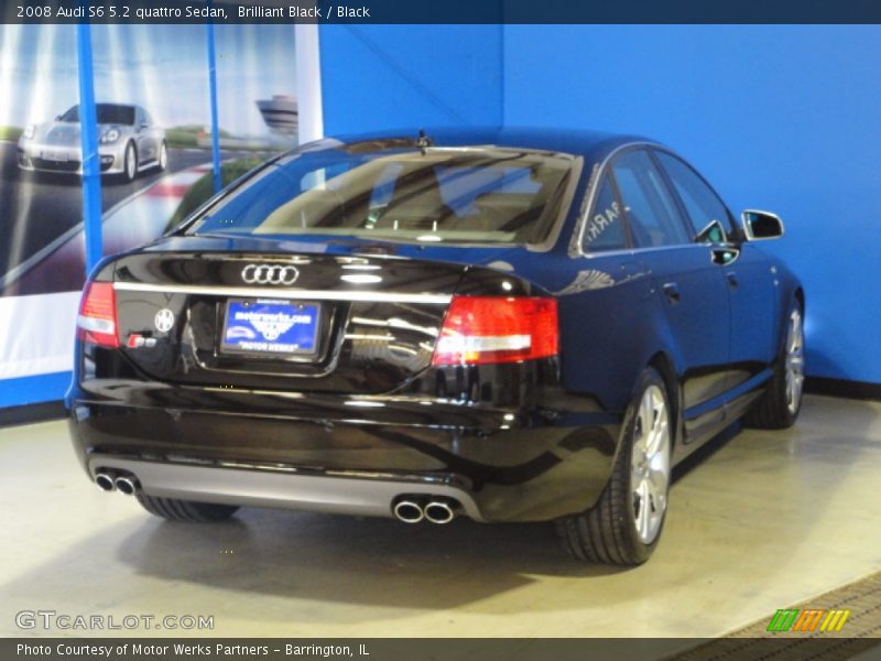 Brilliant Black / Black 2008 Audi S6 5.2 quattro Sedan