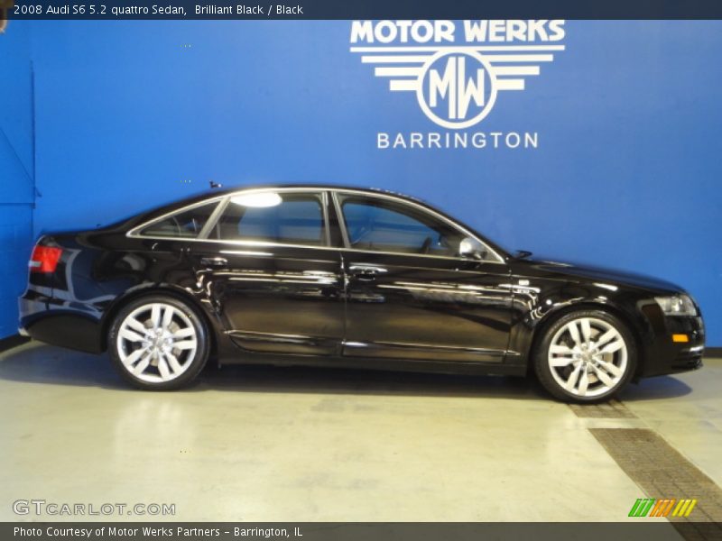 Brilliant Black / Black 2008 Audi S6 5.2 quattro Sedan