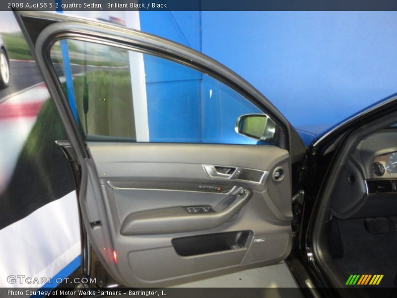 Brilliant Black / Black 2008 Audi S6 5.2 quattro Sedan