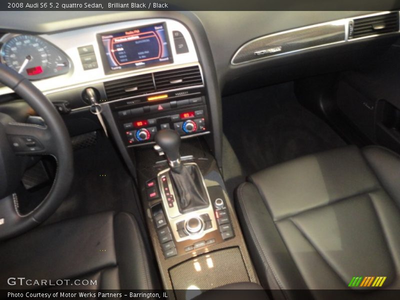 Brilliant Black / Black 2008 Audi S6 5.2 quattro Sedan