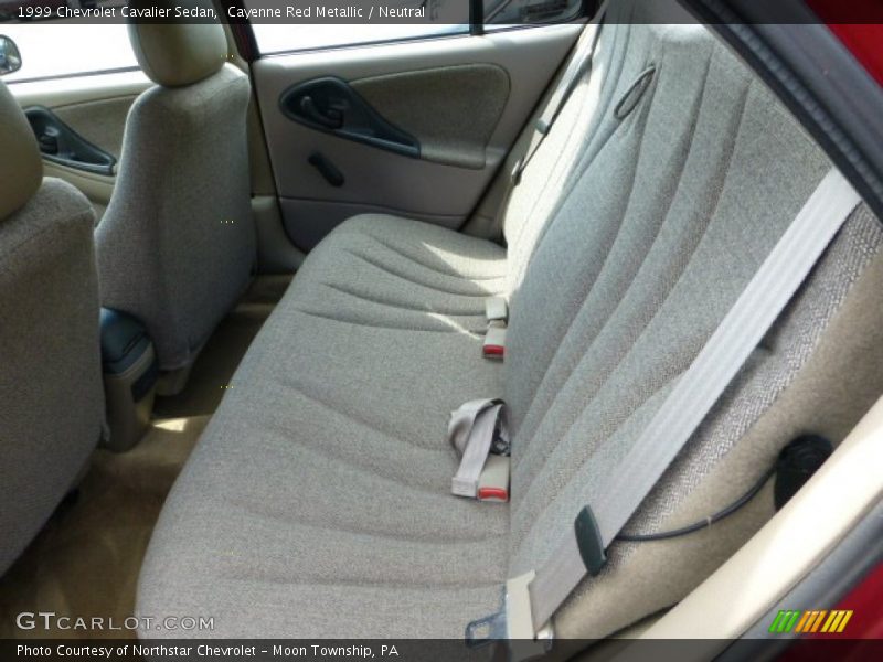 Rear Seat of 1999 Cavalier Sedan