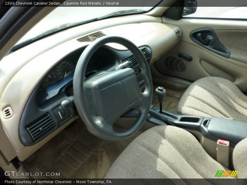 Neutral Interior - 1999 Cavalier Sedan 