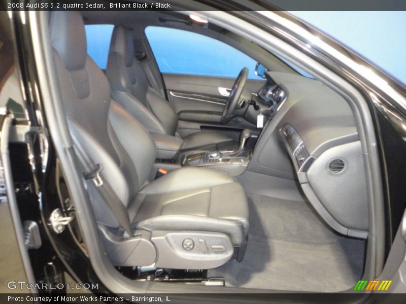 Brilliant Black / Black 2008 Audi S6 5.2 quattro Sedan