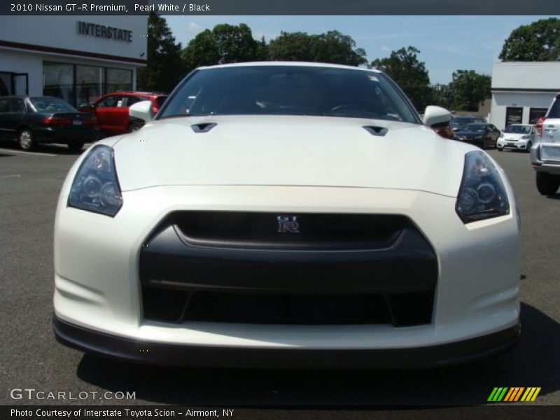 Pearl White / Black 2010 Nissan GT-R Premium