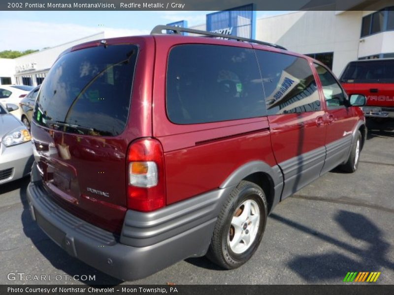 Redfire Metallic / Gray 2002 Pontiac Montana MontanaVision