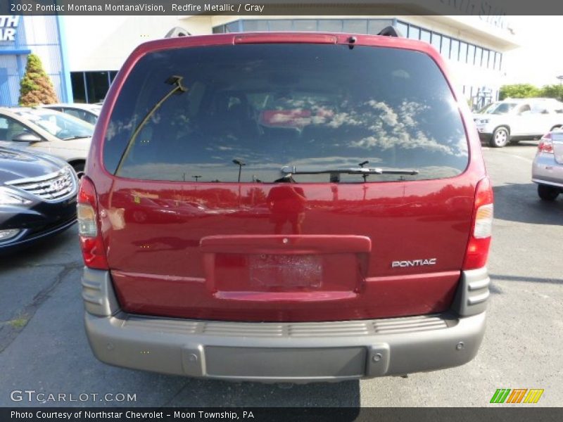 Redfire Metallic / Gray 2002 Pontiac Montana MontanaVision