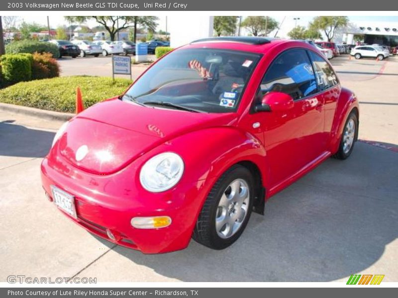 Uni Red / Grey 2003 Volkswagen New Beetle GLS TDI Coupe