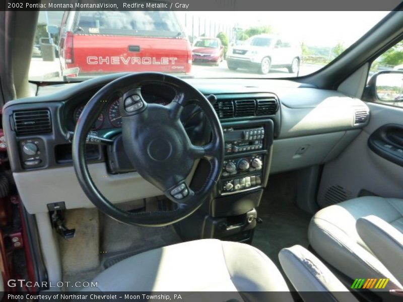 Redfire Metallic / Gray 2002 Pontiac Montana MontanaVision
