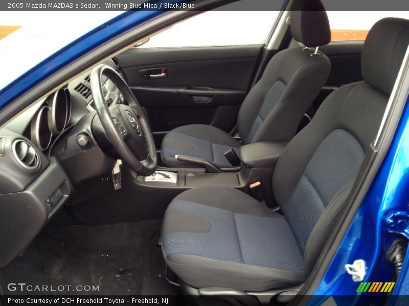 Winning Blue Mica / Black/Blue 2005 Mazda MAZDA3 s Sedan