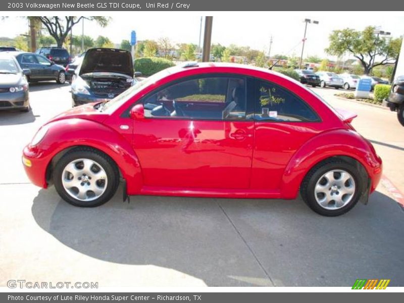 Uni Red / Grey 2003 Volkswagen New Beetle GLS TDI Coupe