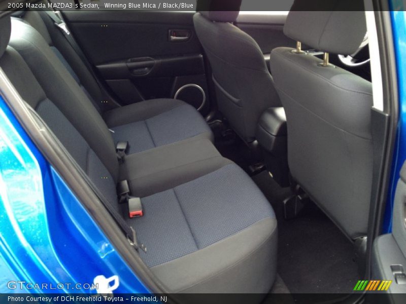 Winning Blue Mica / Black/Blue 2005 Mazda MAZDA3 s Sedan