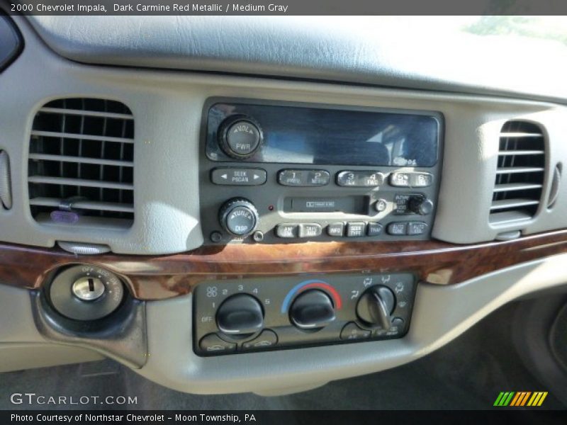 Dark Carmine Red Metallic / Medium Gray 2000 Chevrolet Impala