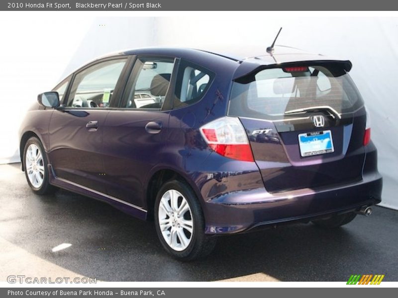 Blackberry Pearl / Sport Black 2010 Honda Fit Sport