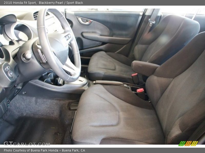 Blackberry Pearl / Sport Black 2010 Honda Fit Sport