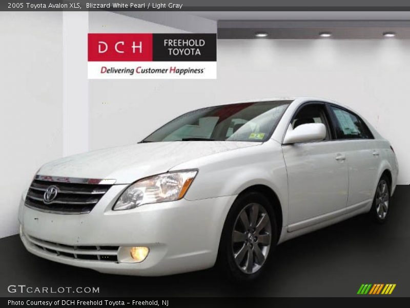 Blizzard White Pearl / Light Gray 2005 Toyota Avalon XLS