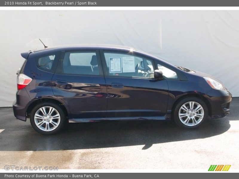 Blackberry Pearl / Sport Black 2010 Honda Fit Sport