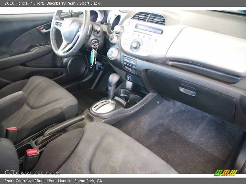 Blackberry Pearl / Sport Black 2010 Honda Fit Sport