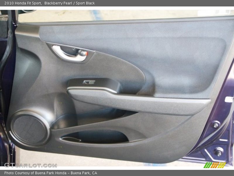 Blackberry Pearl / Sport Black 2010 Honda Fit Sport