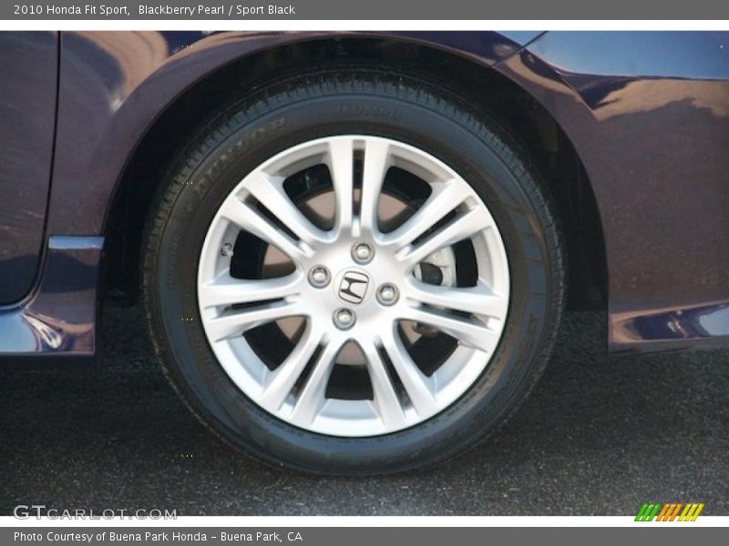 Blackberry Pearl / Sport Black 2010 Honda Fit Sport