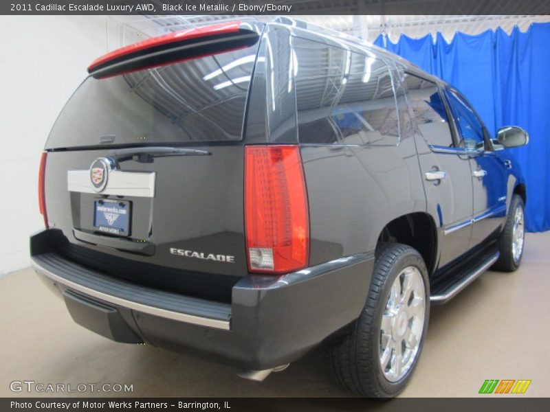 Black Ice Metallic / Ebony/Ebony 2011 Cadillac Escalade Luxury AWD