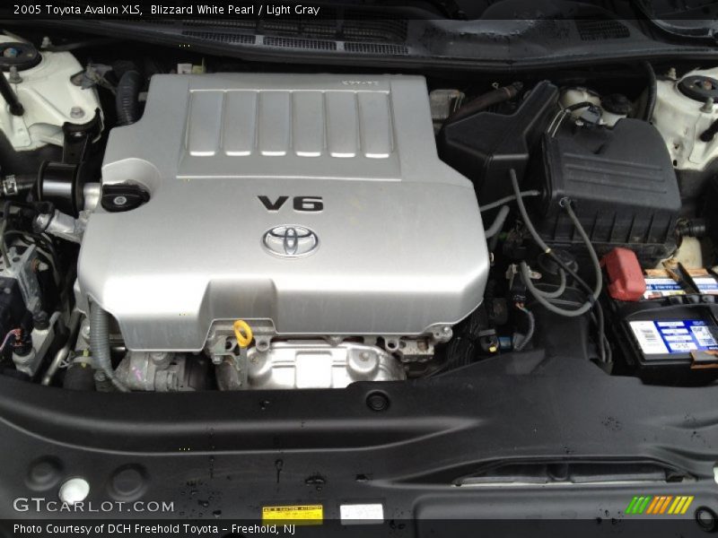Blizzard White Pearl / Light Gray 2005 Toyota Avalon XLS