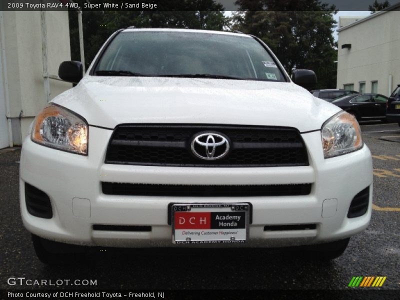 Super White / Sand Beige 2009 Toyota RAV4 4WD