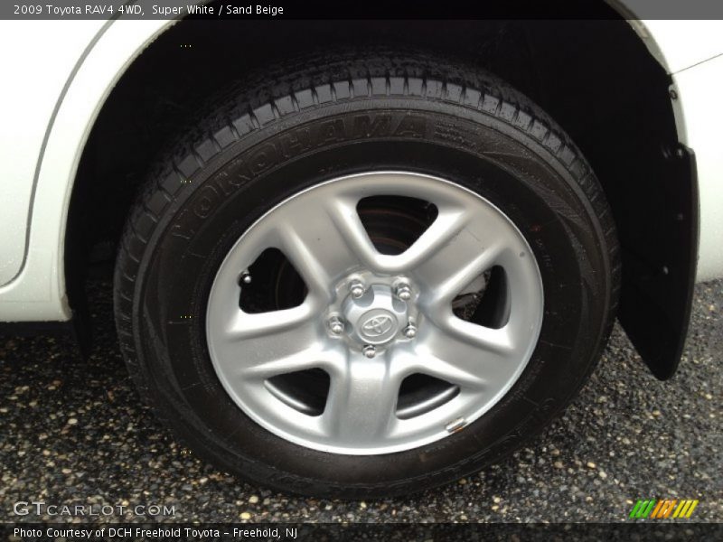 Super White / Sand Beige 2009 Toyota RAV4 4WD