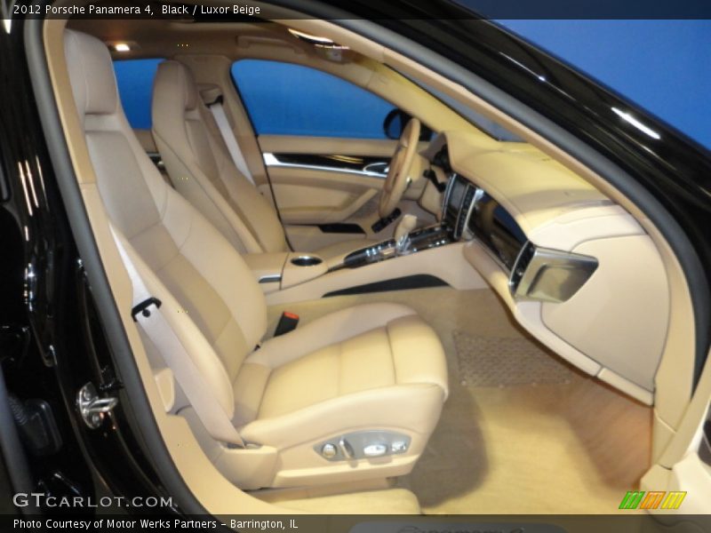 Black / Luxor Beige 2012 Porsche Panamera 4